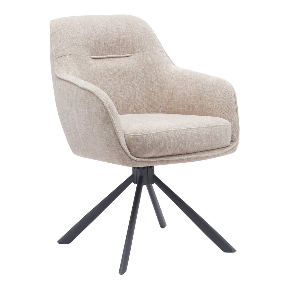 Krémovobiele čalúnené jedálenské kreslá v súprave 2 ks Avola – Unique Furniture