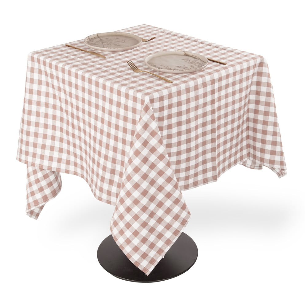 Bavlnený obrus 150x150 cm Gingham – Tiseco Home Studio