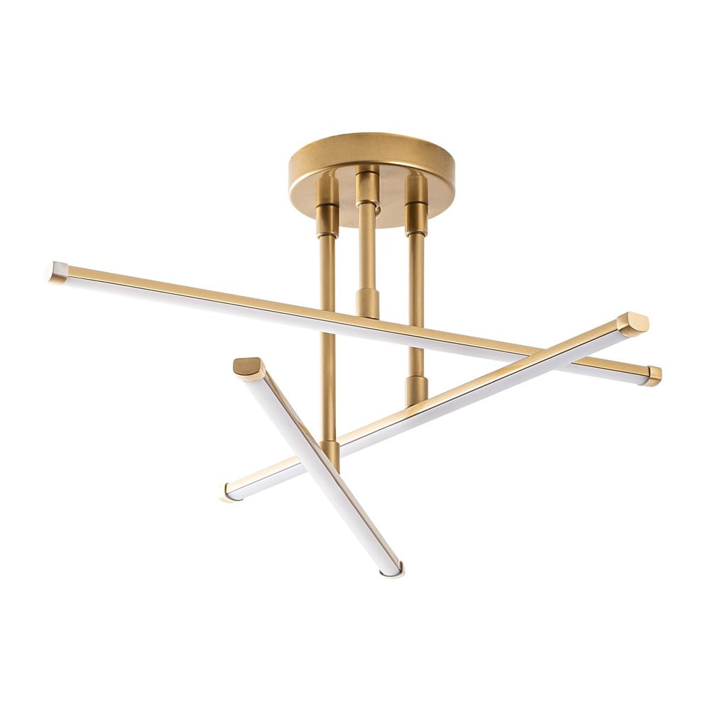 LED stropné svietidlo v zlatej farbe 26x51 cm Umut – Opviq lights