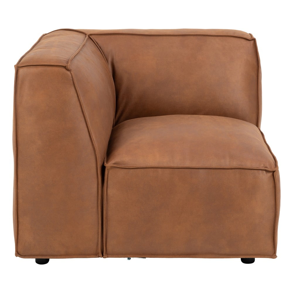 Koňakovohnedý modul pohovky Fairfield Kentucky – Bonami Selection