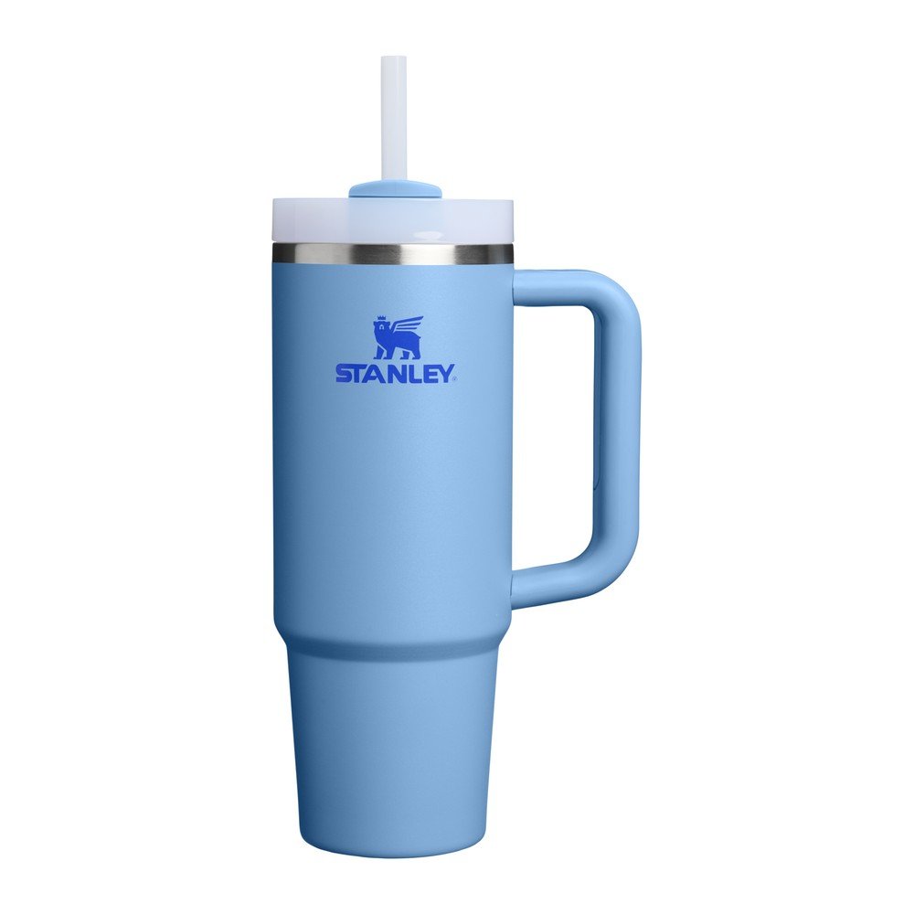 Modrá termoska so slamkou z nehrdzavejúcej ocele 890 ml Quencher H2.O FlowState™ Tumbler Blue Sky – Stanley