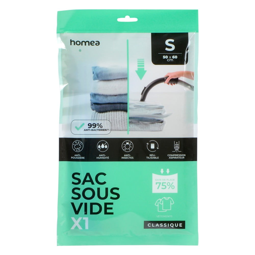 Vákuové vrece Antibacterial – Homéa