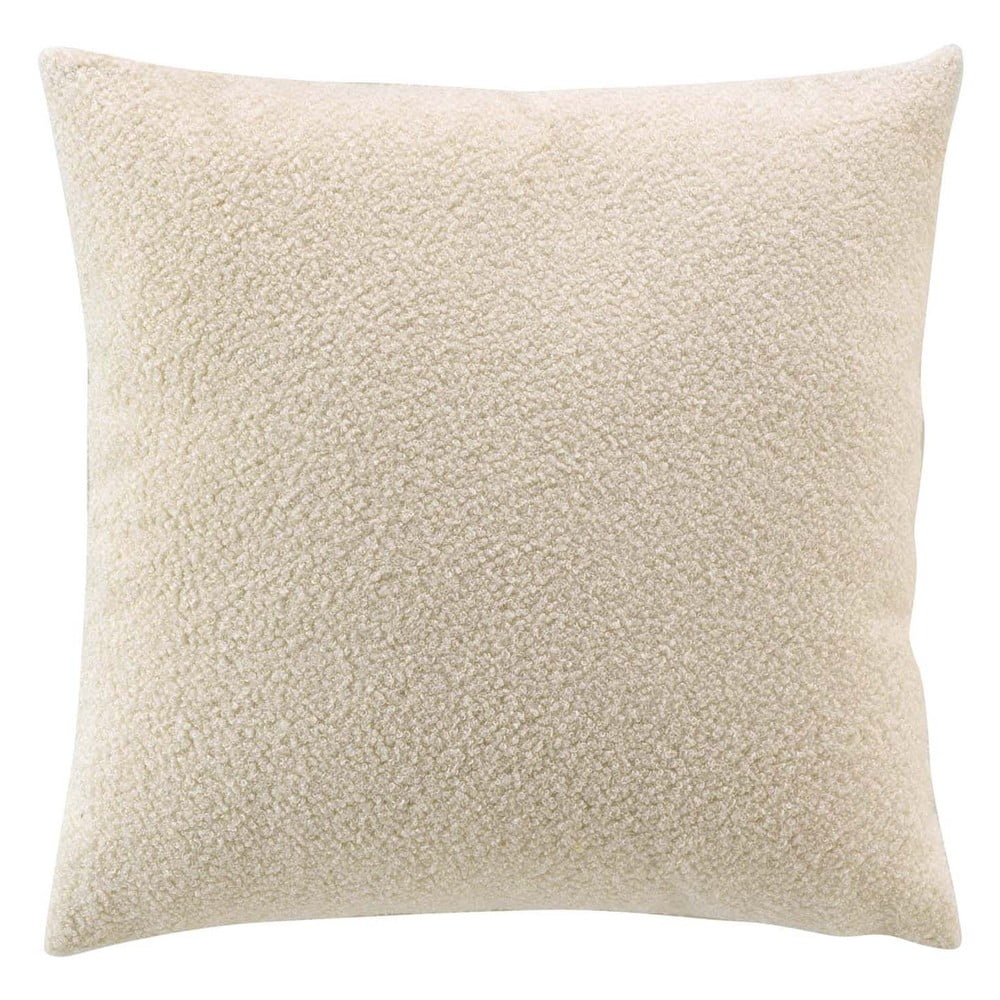 Dekoračný vankúš z materiálu buklé 45x45 cm Wooly – douceur d'intérieur