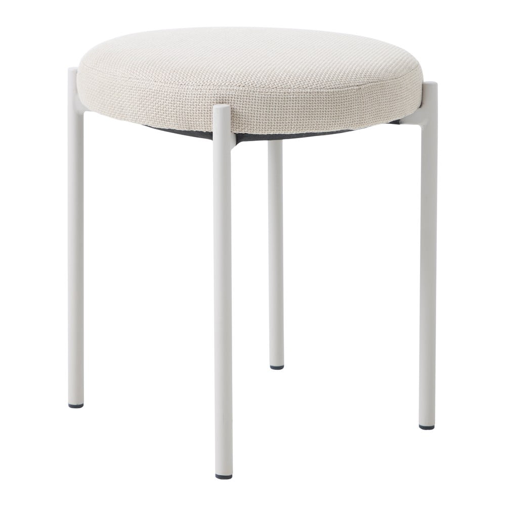 Krémová kovová stolička Pelican – Unique Furniture