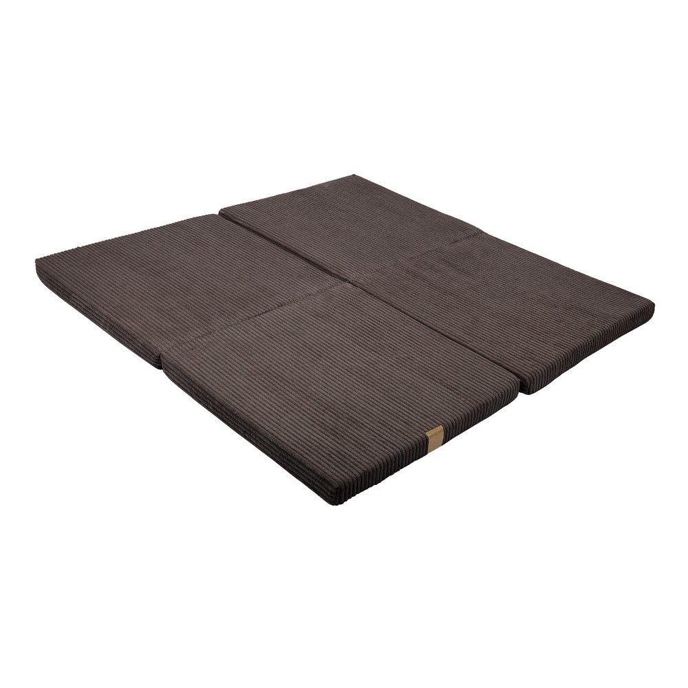 Hnedá detská hracia podložka 120x120 cm – Meowbaby