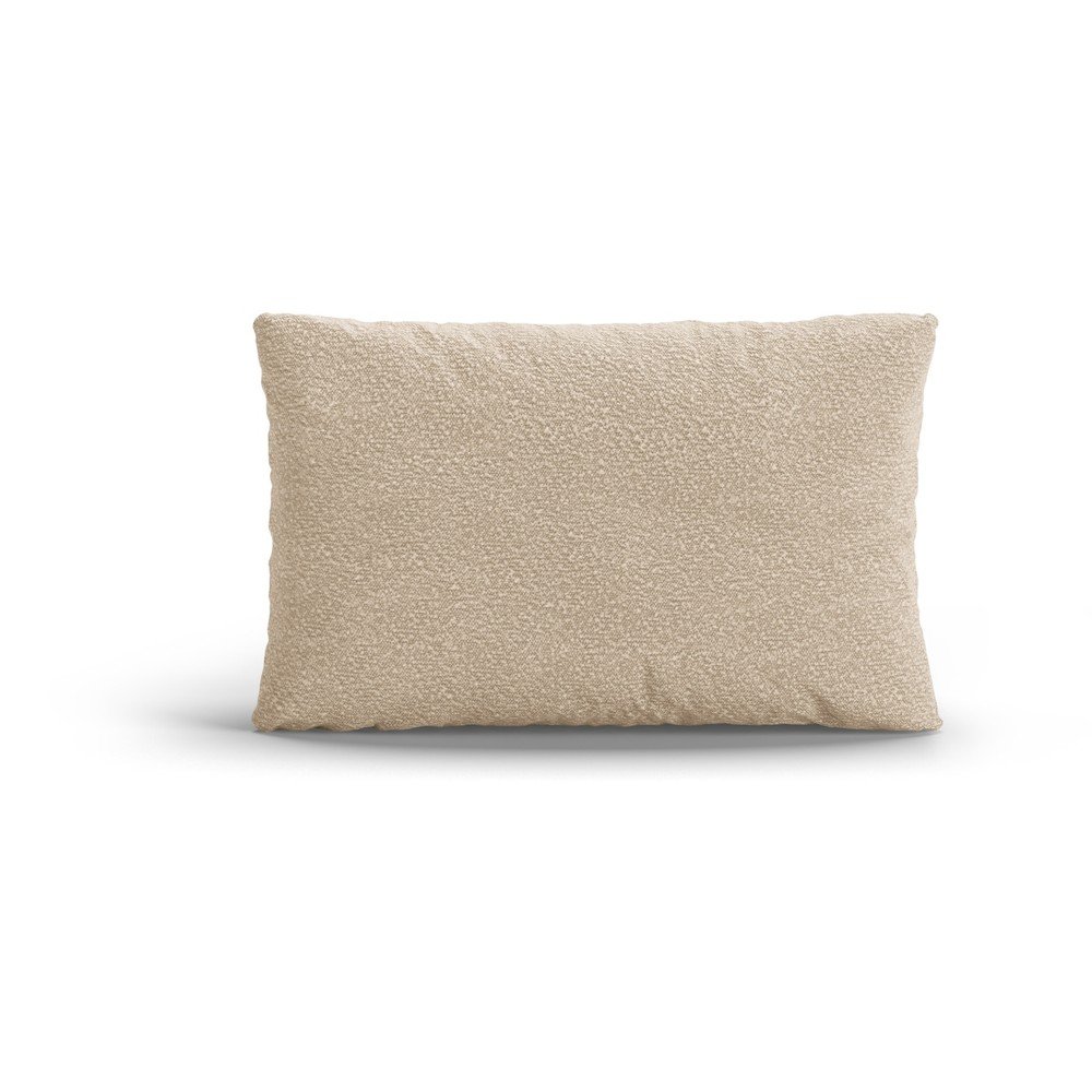 Béžový vankúš na gauč z textílie buklé Poppy – Micadoni