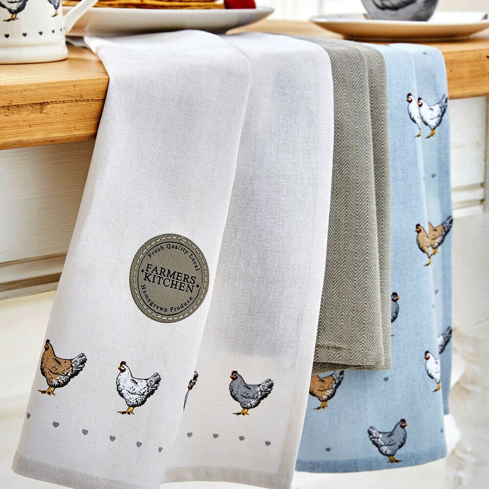 Bavlnené utierky v súprave 3 ks 45x65 cm Farmers Kitchen – Cooksmart ®