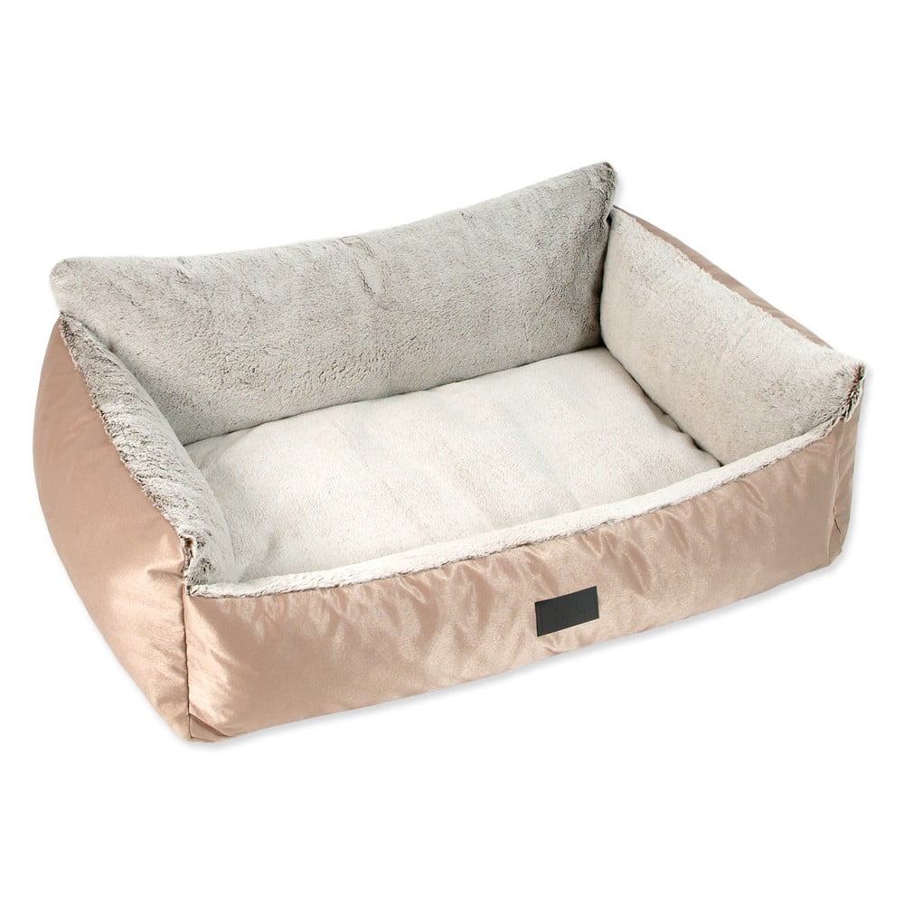 Pelech pre psa v zlatej farbe 58x46 cm Dog Fantasy Lux Platinum – Plaček Pet Products