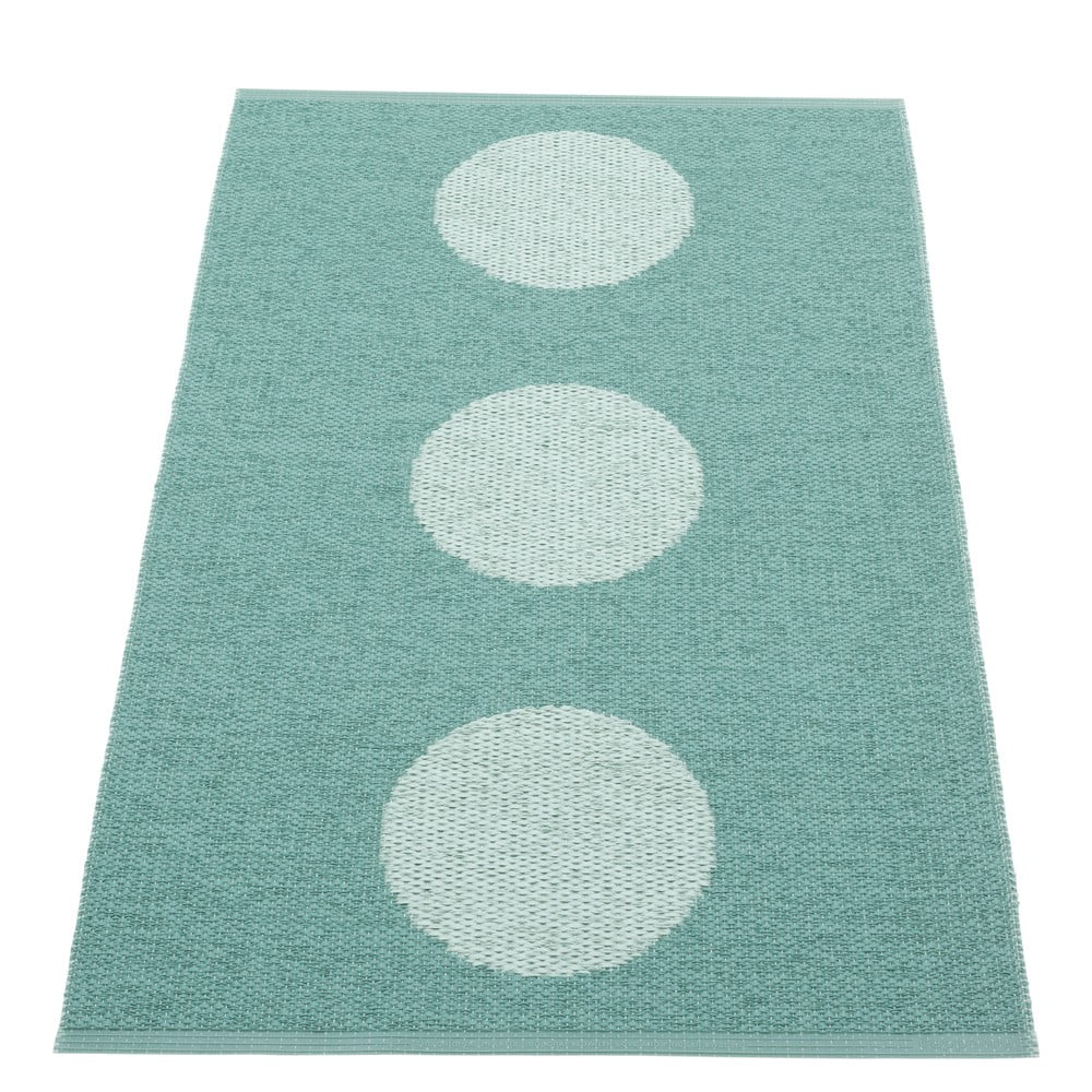 Tyrkysový vnútorný a vonkajší koberec 70x120 cm Vera Pop Jade – Pappelina