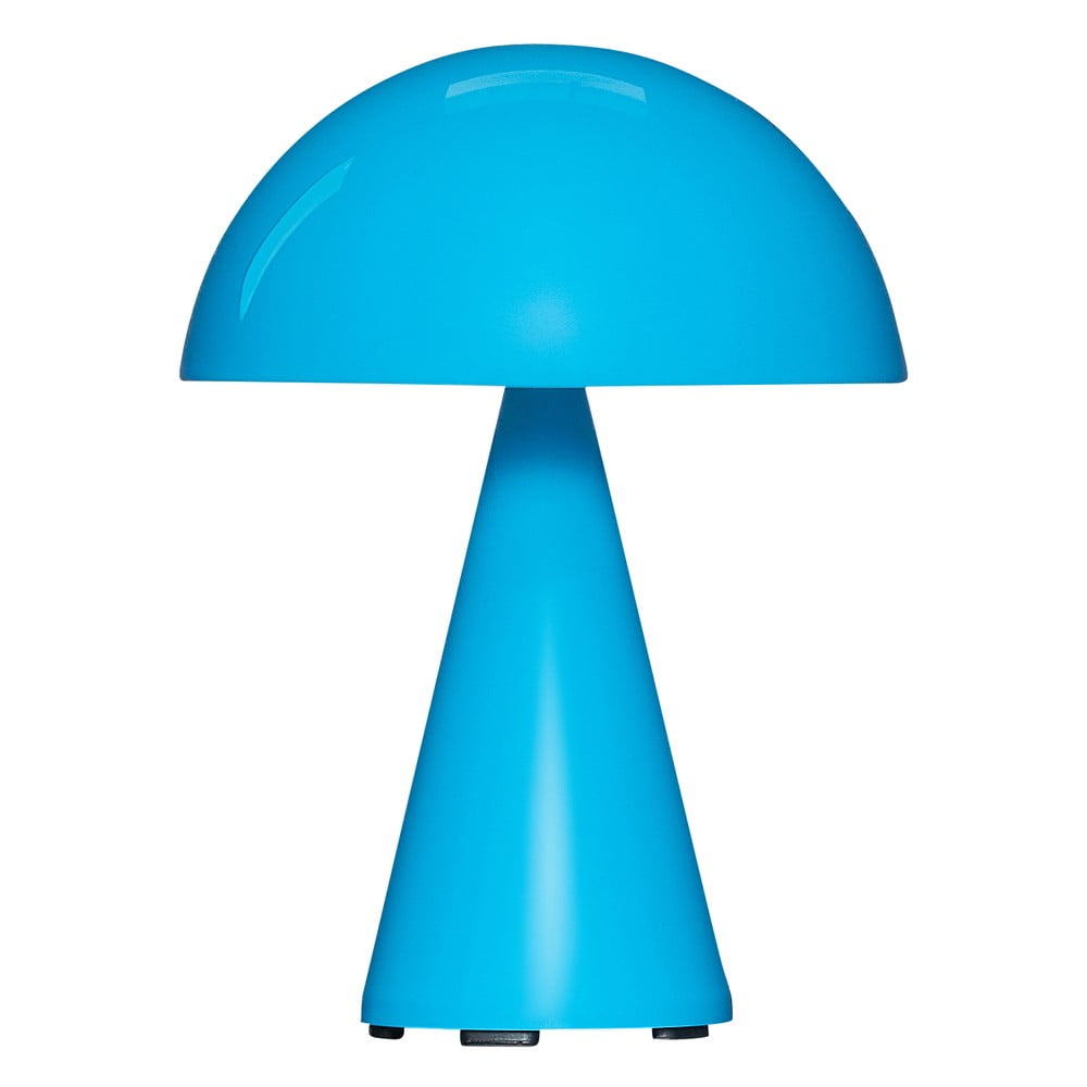Modrá LED stmievateľná stolová lampa (výška 20 cm) Mush – Hübsch